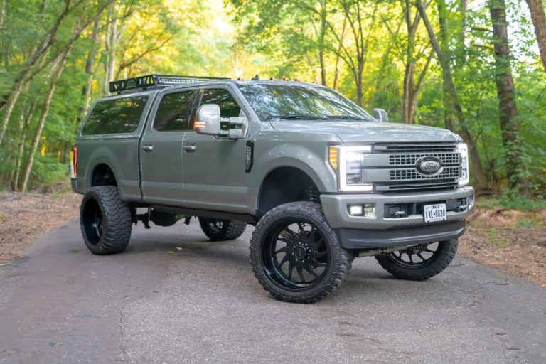 Silver Spruce F-250 Platinum On 26x14-inch Jtx Forged Wheels - Jtx Forged