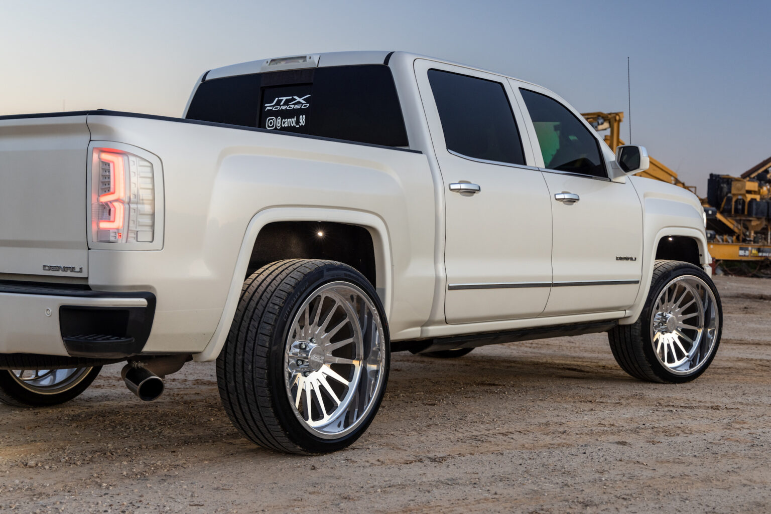 Leveled GMC Sierra Denali on 24x12-inch JTX Forged Wheels - JTX Forged