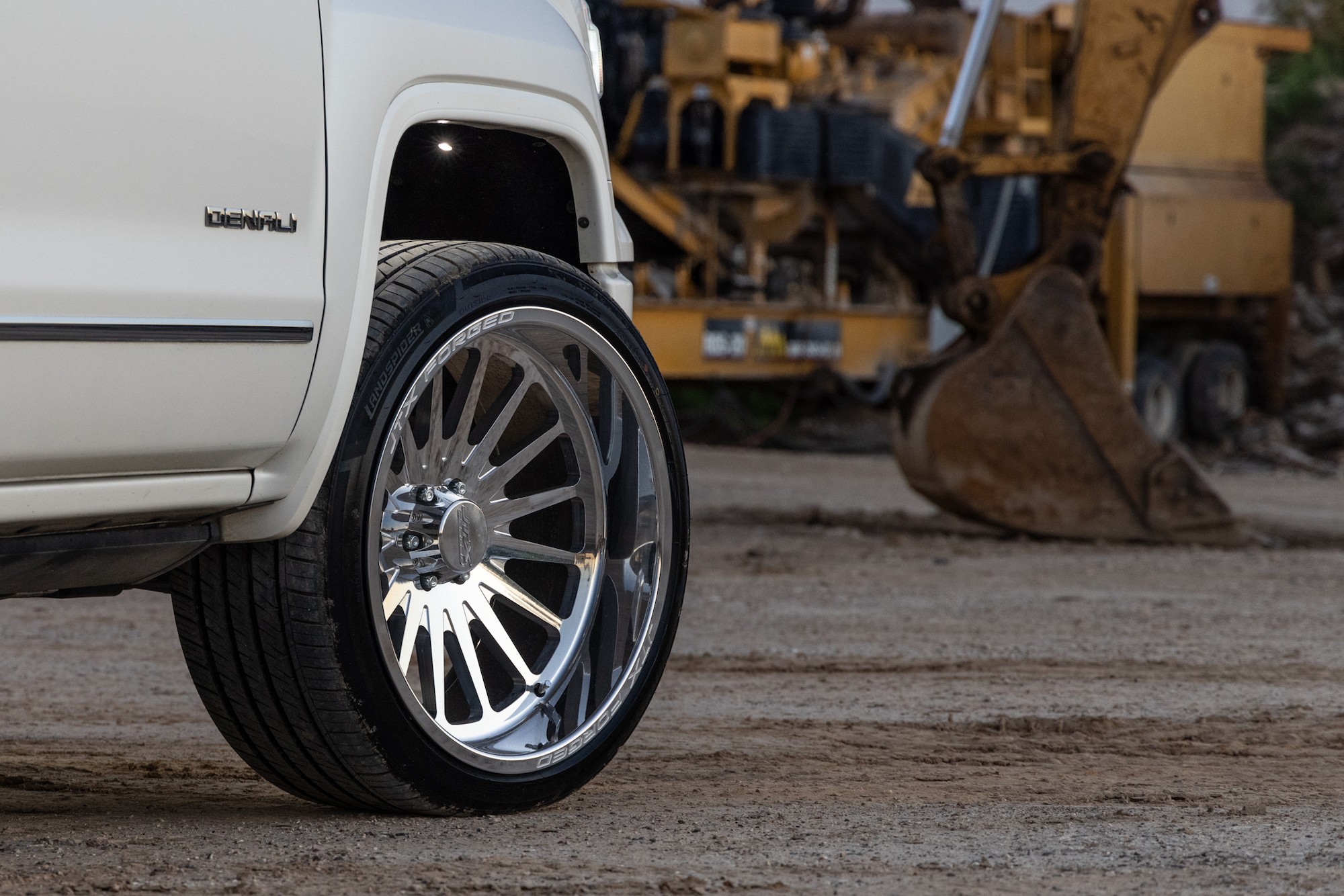 Leveled Gmc Sierra Denali On 24x12 Inch Jtx Forged Wheels Jtx Forged 1055