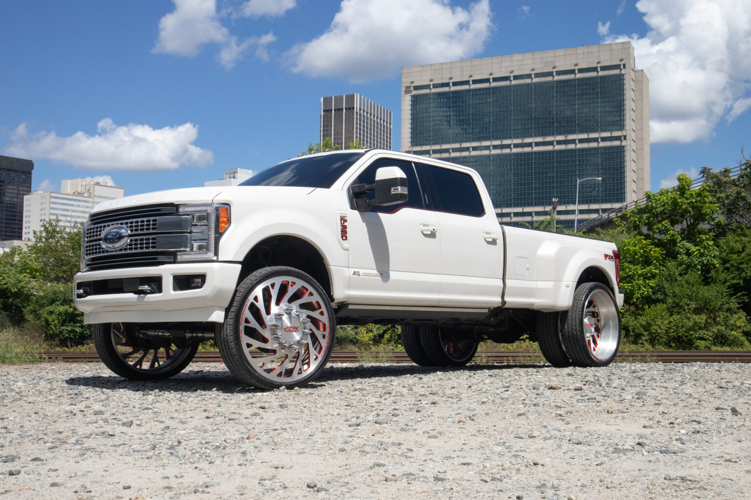 Ford F350 Platinum on 30-inch JTX Forged Dually Wheels - JTX Forged