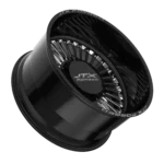 Black JTX Force car wheel rim design.